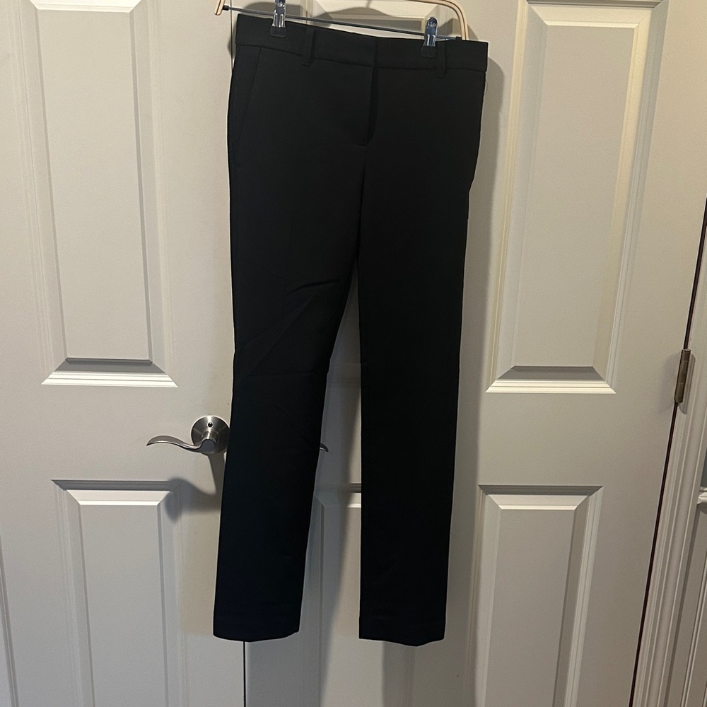 Ann Taylor Black Slim Dress Trousers